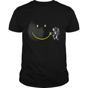 Awesome Make A Smile Graphic Astronaut Make The Moon A Smile Shirt